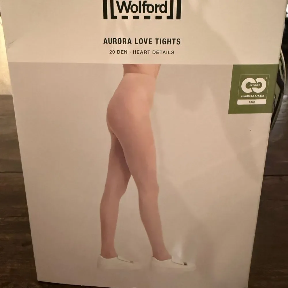 NWT Wolford Aurora Love Tights For Women size medium